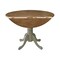 International Concepts Round 42 in Round Dual Drop Leaf Pedestal Table, Hickory/Stone, 42 W, 42 L, 29.5 in H, Wood T41-42DP - alternate 5